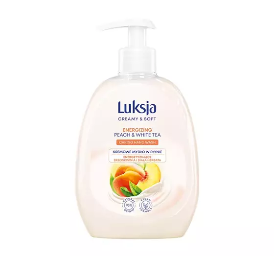 LUKSJA CREAMY & SOFT FLÜSSIGSEIFE PEACH WHITE TEA 500ML