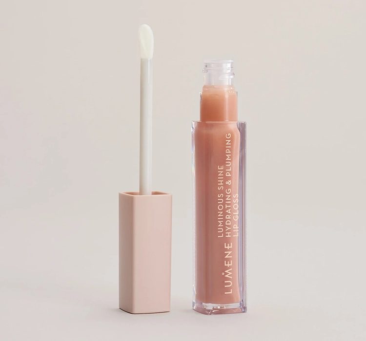 LUMENE HYDRATING & PLUMPING LIP GLOSS 1 PALE HONEY 5ML