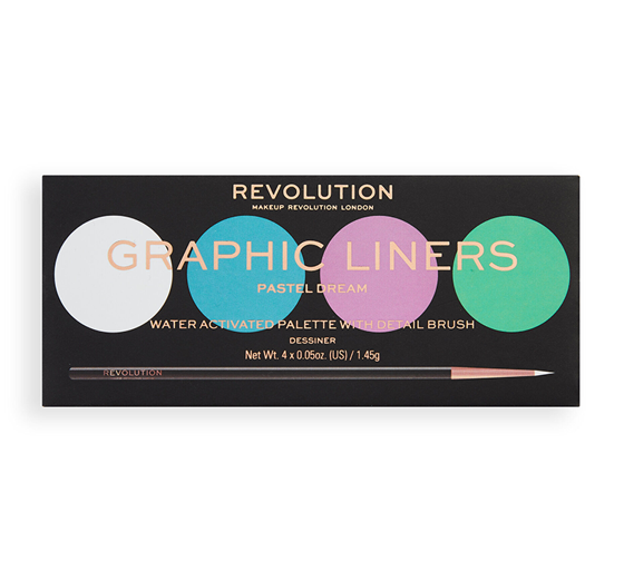 MAKEUP REVOLUTION GRAPHIC LINERS PALETTE PASTEL DREAM 5,4G