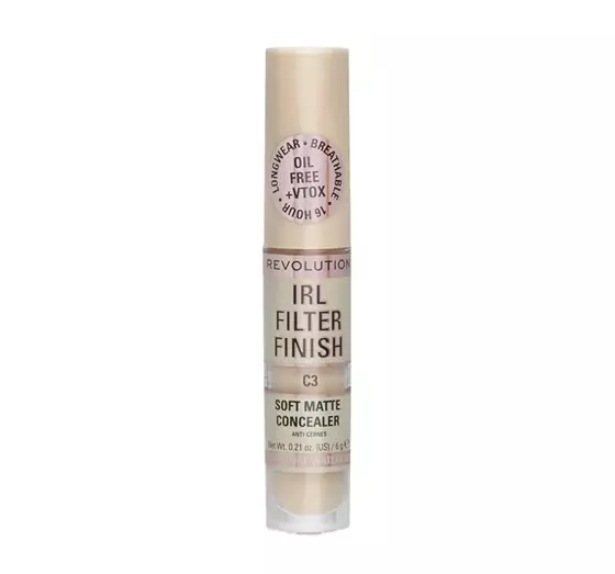 MAKEUP REVOLUTION IRL FILTER FINISH CONCEALER C3 6G