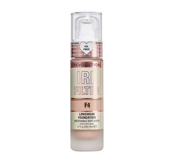 MAKEUP REVOLUTION IRL FILTER LANG ANHALTENDE FOUNDATION F4 23ML