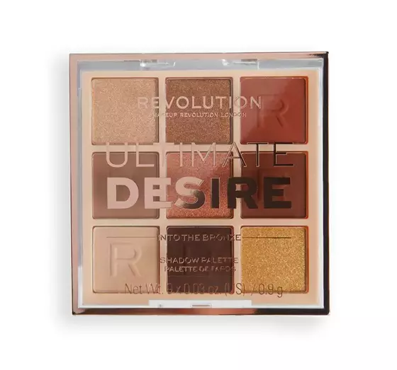 MAKEUP REVOLUTION ULTIMATE DESIRE MINI LIDSCHATTENPALETTE INTO THE BRONZE 8,1G