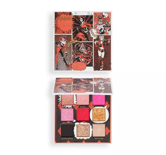 MAKEUP REVOLUTION X DC HARLEY QUINN REBEL HEART LIDSCHATTENPALETTE 9G