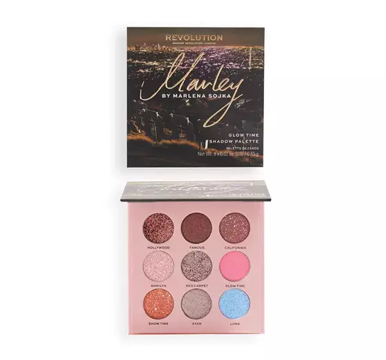 MAKEUP REVOLUTION X MARLEY LIDSCHATTENPALETTE GLOW TIME 5,85G