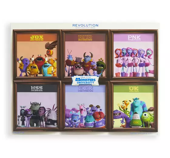 MAKEUP REVOLUTION X MONSTERS UNIVERSITY LIDSCHATTENPALETTE 70,2G