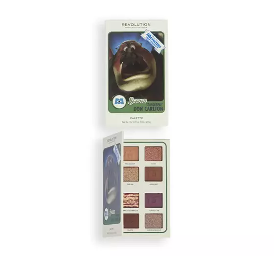 MAKEUP REVOLUTION X MONSTERS UNIVERSITY LIDSCHATTENPALETTE "DANGEROUS" DON CARLTON 4,4G