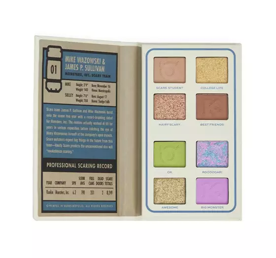 MAKEUP REVOLUTION X MONSTERS UNIVERSITY LIDSCHATTENPALETTE ROOKIES OF THE YEAR 4,4G