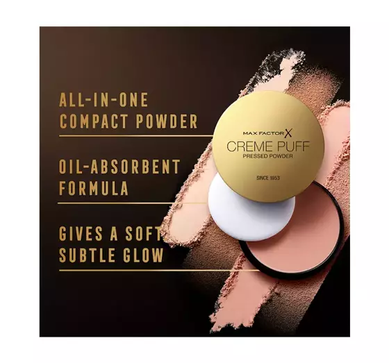 MAX FACTOR CREME PUFF PUDER 42 DEEP BEIGE 14G