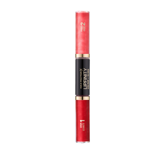 MAX FACTOR LIPFINITY COLOUR & GLOSS DOPPELSEITIGER FLÜSSIGER LIPPENSTIFT 560 RED RADIANT 6ML