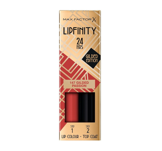 MAX FACTOR LIPFINITY LIPPENSTIFT 147 GILDED PASSION 2,3ML + 1,9G