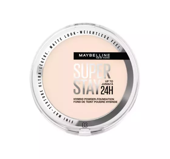 MAYBELLINE SUPER STAY 24H HYBRID FOUNDATION IM PUDER 03 9G