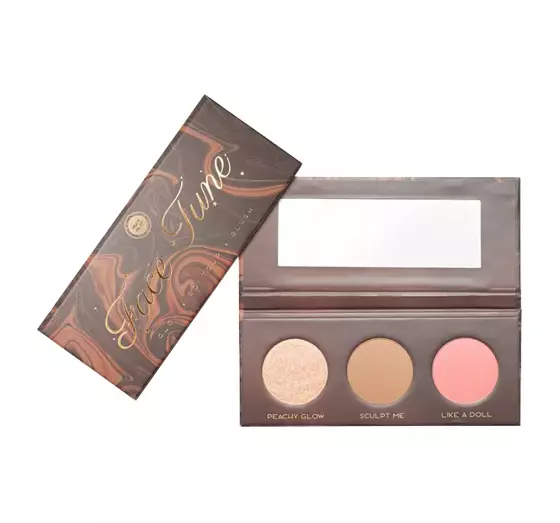 MEXMO FACE TUNE 3IN1 CONTOURING-PALETTE BRONZER HIGHLIGHTER ROUGE DARK 9G