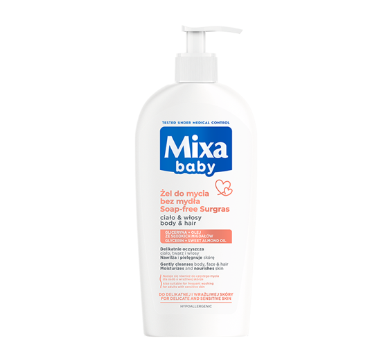 MIXA BABY SHAMPOO UND DUSCHGEL 2IN1 400 ML