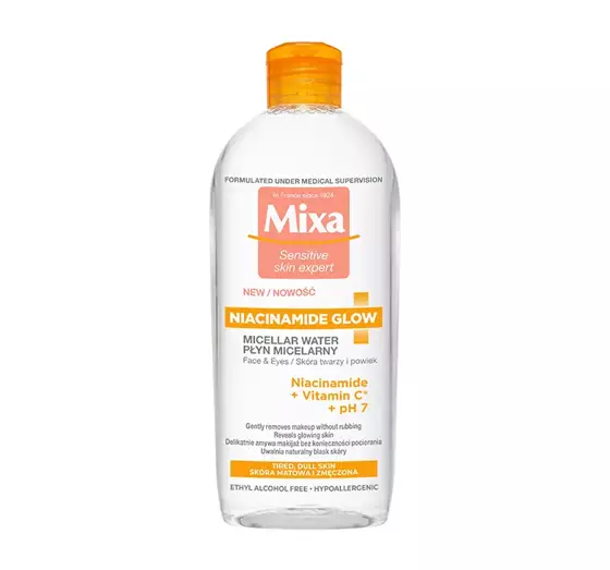 MIXA NIACYNAMIDE GLOW MIZELLENWASSER 400ML