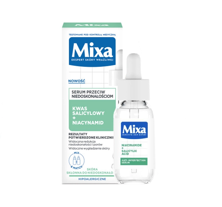 MIXA SERUM GEGEN UNREINHEITEN SALICYLSÄURE + NIACINAMID 30ML