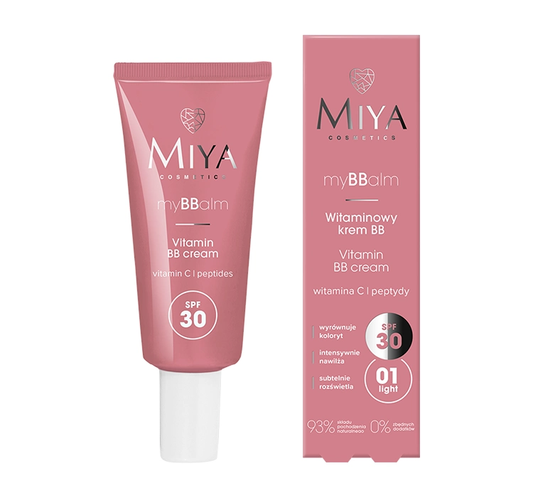 MIYA COSMETICS MYBBCREAM VITAMINENCREME BB 01 LIGHT 30ML