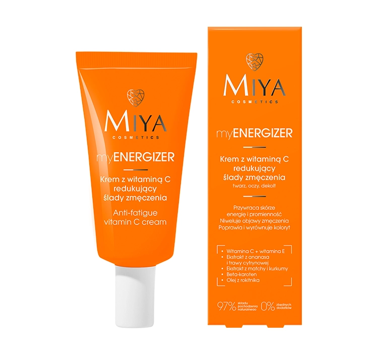 MIYA COSMETICS MYENERGIZER CREME MIT VITAMIN C GEGEN ERMÜDUNGSZEICHEN 40ML