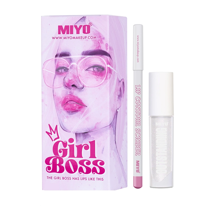 MIYO X OLUCZKA GIRL BOSS LIPPENKOSMETIKSET LIPGLOSS + LIPLINER