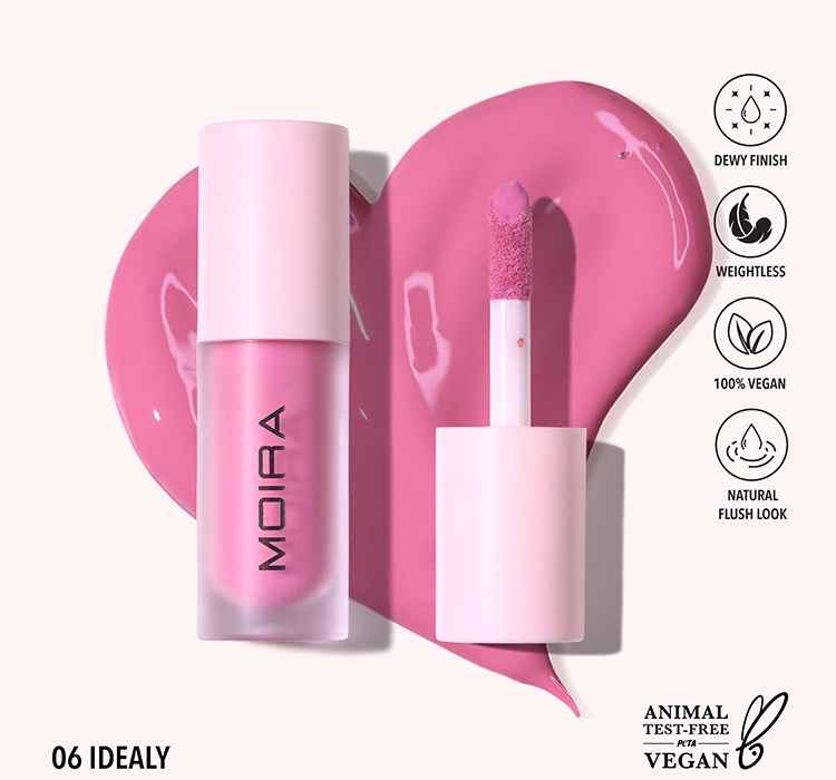 MOIRA LOVE STEADY LIQUID BLUSH WANGENROUGE 06 IDEALY 4,8G 