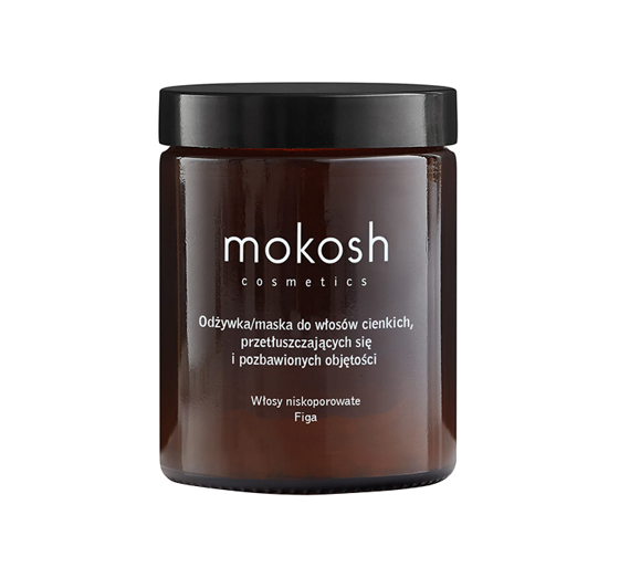 MOKOSH SPÜLUNG MASKE FÜR NIEDRIGPORÖSES HAAR FEIGE 180ML