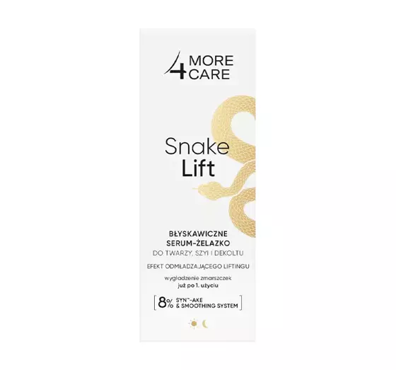 MORE4CARE SNAKE LIFT BLITZSCHNELL WIRKENDES SERUM FÜR GESICHT 35ML