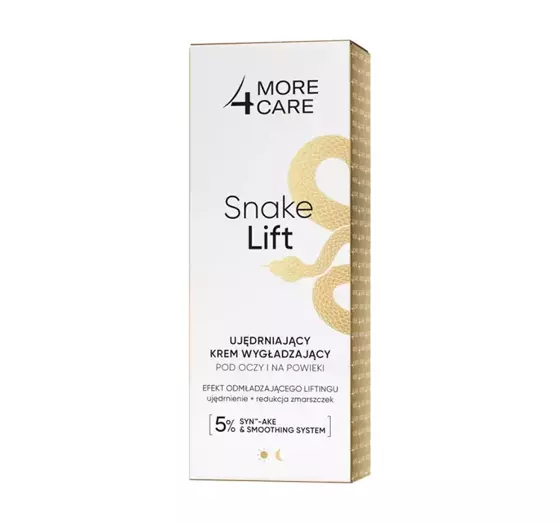 MORE4CARE SNAKE LIFT STRAFFENDE GLÄTTUNGSCREME UNTER AUGEN UND AUF AUGENLIDER 35ML