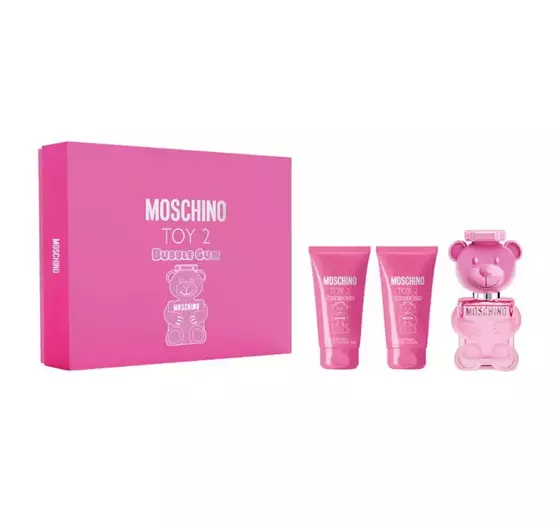 MOSCHINO TOY 2 BUBBLE GUM EDT SPRAY 50ML + BL 50ML + SG 50ML SET