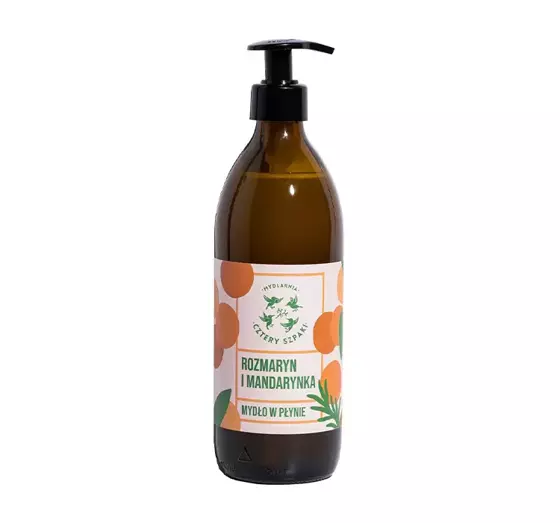 MYDLARNIA CZTERY SZPAKI FLÜSSIGSEIFE ROSMARIN MANDARINE 500ML