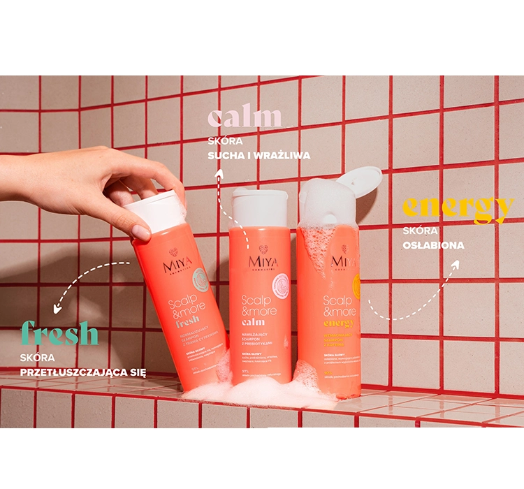 Miya Scalp & More Calm Feuchtigkeitsspendendes Shampoo mit Präbiotika 300ml