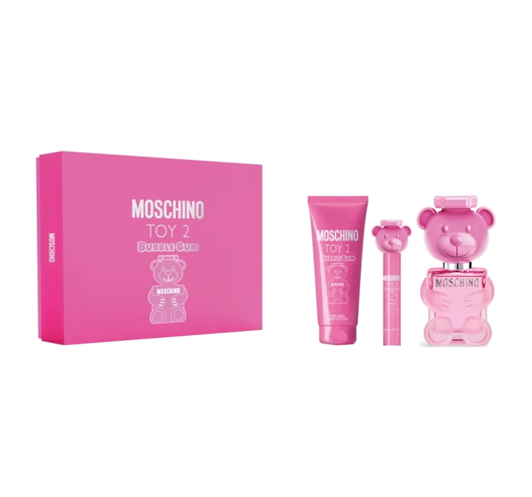 Moschino Toy 2 Bubble gum Eau de Toilette Spray 100ml + 10ml + Balsam 100ml