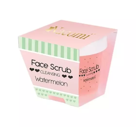 NACOMI FACE SCRUB ERFRISCHENDES PEELING FÜR GESICHT UND LIPPEN WASSERMELONE 80 G