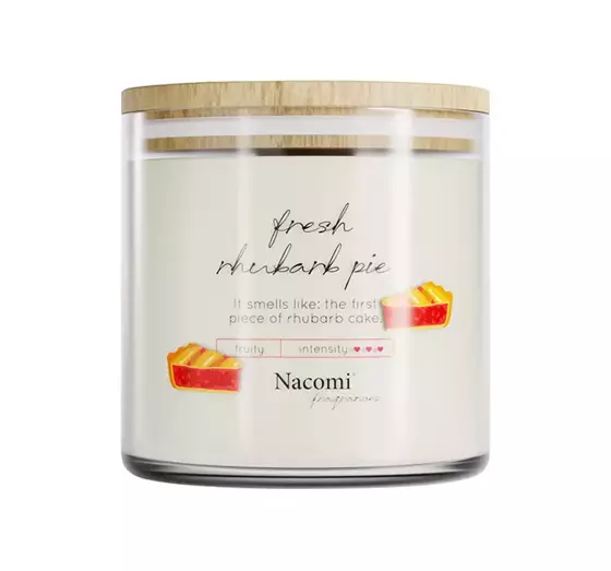 NACOMI FRAGRANCES SOJA DUFTKERZE FRESH RHUBARB PIE 450G