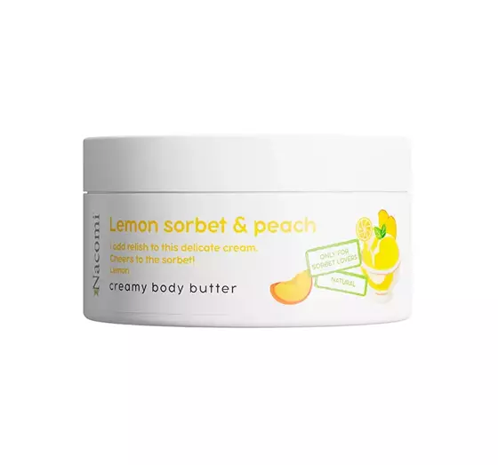 NACOMI KÖRPERBUTTER PEACH SORBET & LEMON 100ML