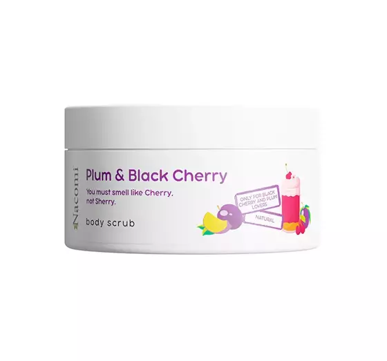 NACOMI KÖRPERPEELING PLUM & BLACK CHERRY 100ML