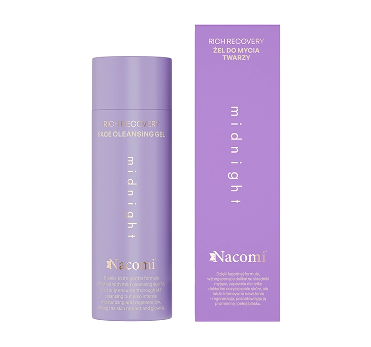 NACOMI MIDNIGHT REINIGUNGSGEL FÜR GESICHT 140ML