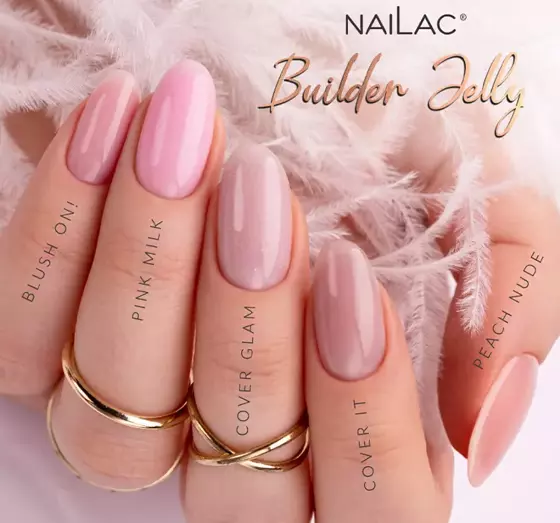 NAILAC BUILDER JELLY AUFBAUGEL BLUSH ON 15G