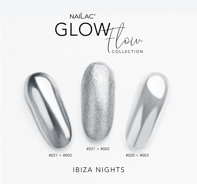 NAILAC SILBERNER NAGELSTAUB FÜR VERZIERUNGEN IBIZA NIGHTS 1G