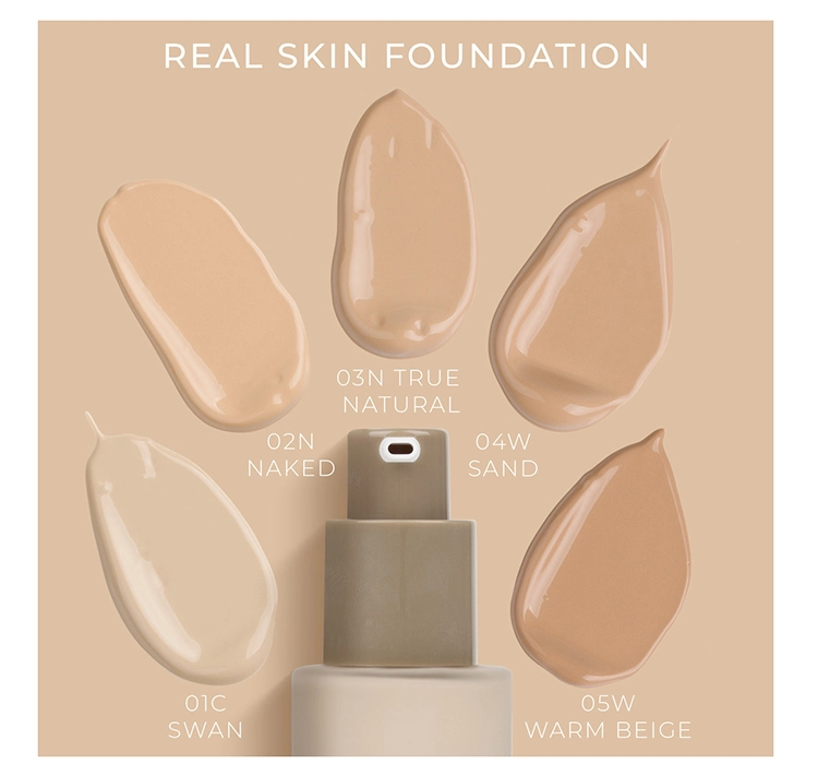 NAM Real Skin Foundation pflegende Grundierung 04W Sand 30ml