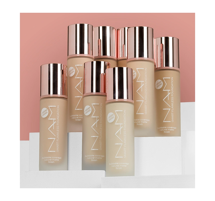 NAM SMART FLAWLESS FOUNDATION DECKENDE GRUNDIERUNG 03W WARM NUDE 30ML