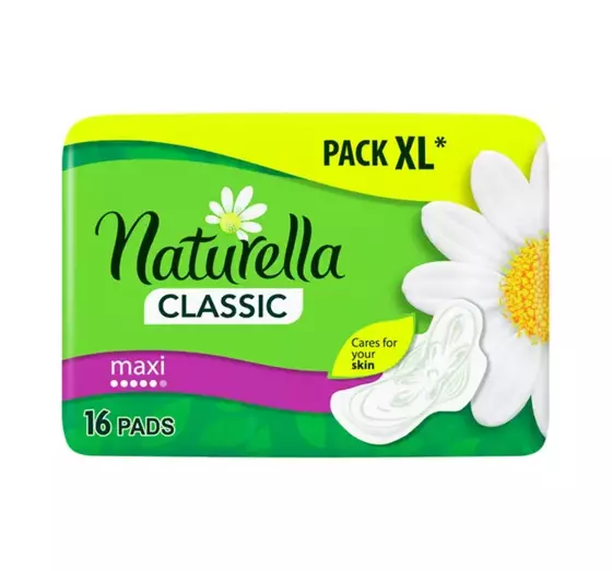 NATURELLA CLASSIC MAXI HYGIENEBINDEN MIT FLÜGELN 16 STÜCK