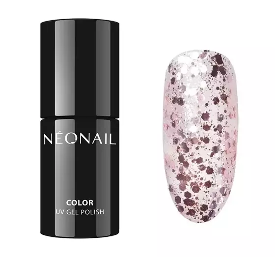 NEONAIL CRAZY IN DOTS HYBRDILACK 9237 ROSE CONFETTI 7,2ML