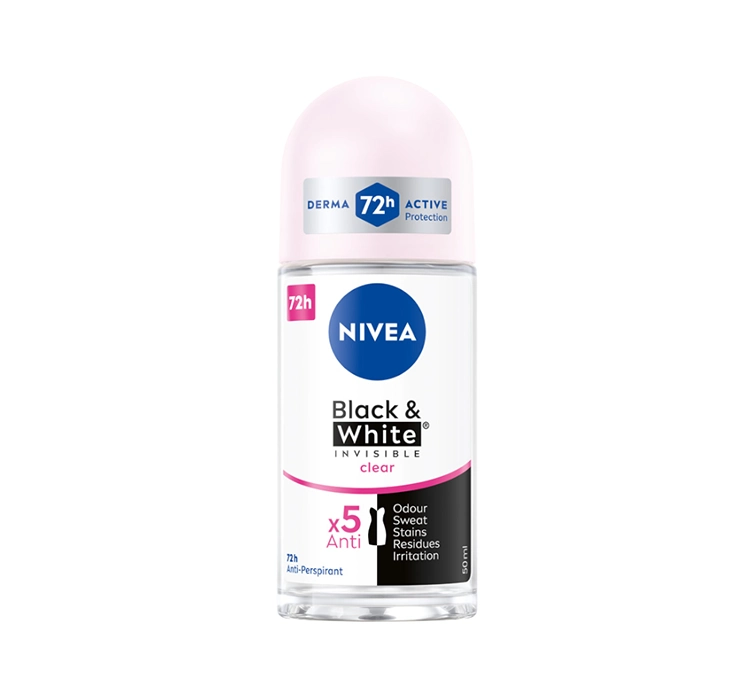 NIVEA BLACK WHITE CLEAR ANTITRANSPIRANT ROLL ON