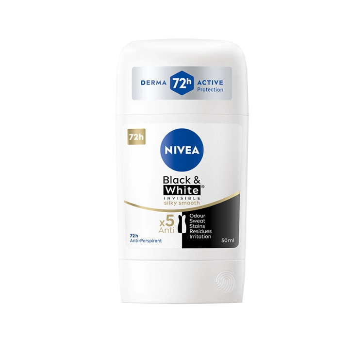 NIVEA BLACK & WHITE INVISIBLE CLEAR  ANTITRANSPIRANT IM STIFT 50ML