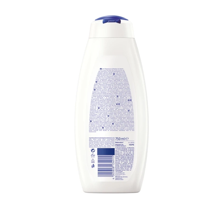 NIVEA CARE & CASHMERE DUSCHGEL 750ML