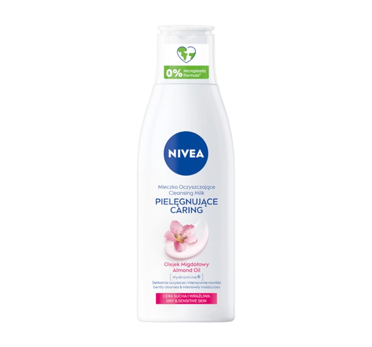 NIVEA CARING REINIGUNGSMILCH MIT MANDELÖL FÜR TROCKENE UND EMPFINDLICHE HAUT 200ML