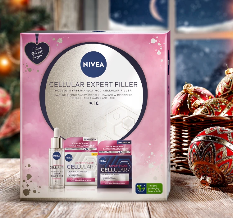 NIVEA CELLULAR EXPERT FILLER GESCHENKSET FÜR FRAUEN