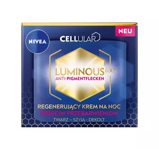 NIVEA CELLULAR LUMINOUS 630 NACHTCREME GEGEN VERFÄRBUNGEN 50ML