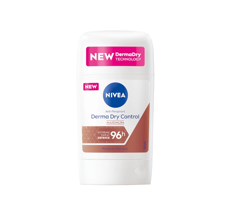 NIVEA DERMA DRY CONTROL MAXIMUM ANTITRANSPIRANT IM STIFT FÜR FRAUEN 50ML