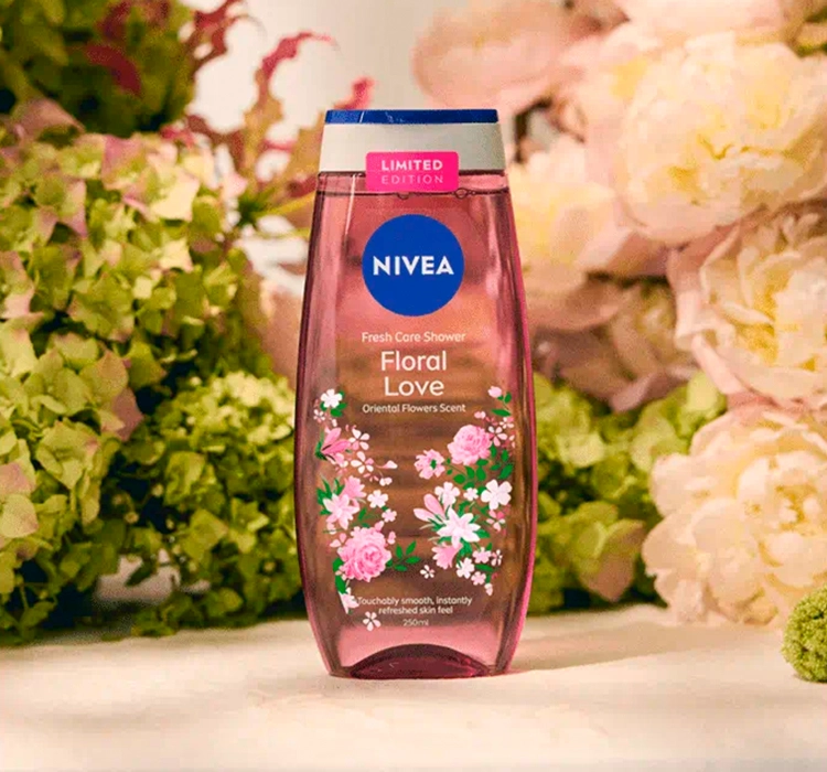 NIVEA FRESH CARE ERFRISCHENDES DUSCHGEL FLORAL LOVE 250ML