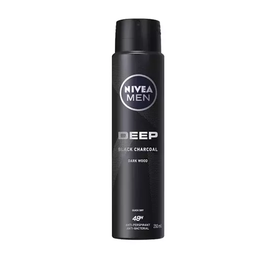 NIVEA MEN DEEP ANTITRANSPIRANT MIT AKTIVKOHLE SPRAY 250ML